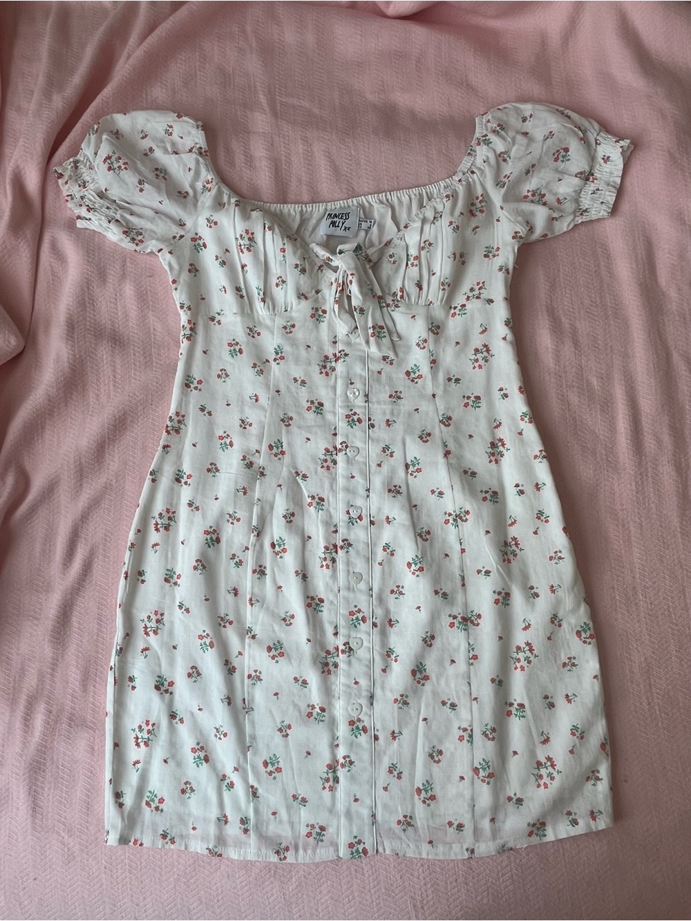 Princess Polly white floral mini dress🌺